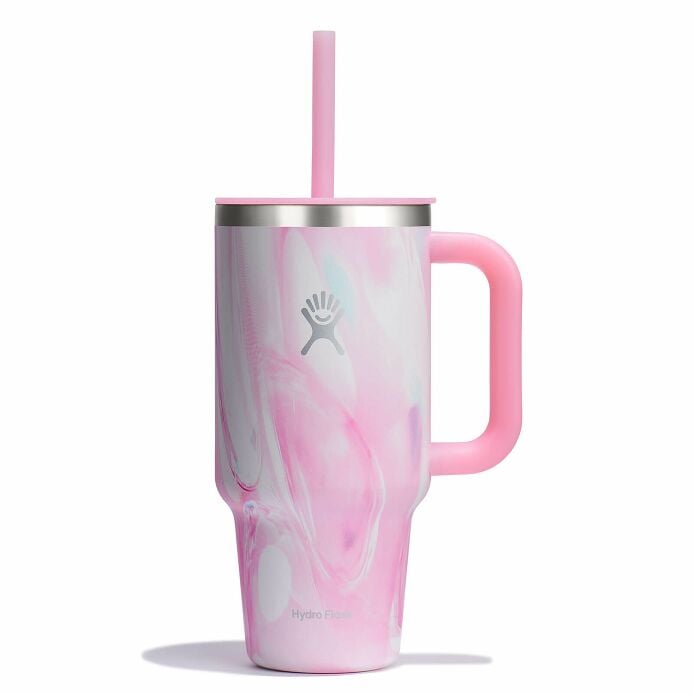 32 oz Travel Tumbler Jelly Pink