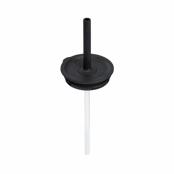 Small Press-In Straw Lid Black