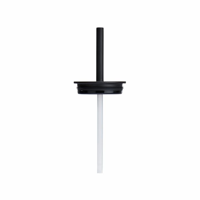 Small Press-In Straw Lid Black