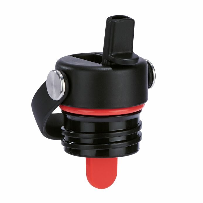 Standard Mouth Flex Straw Cap Black