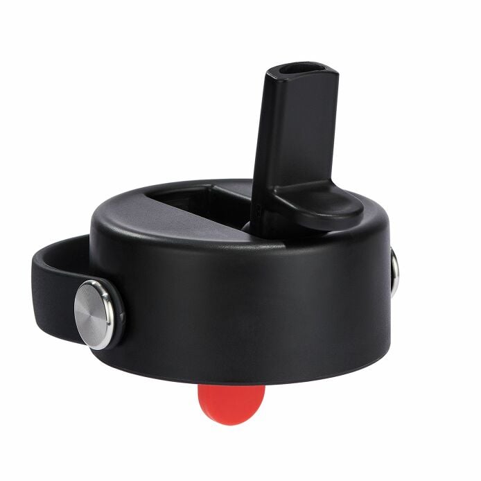 Wide Mouth Flex Straw Cap Black
