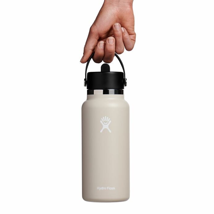 32 oz Wide Mouth with Flex Straw Cap Oat