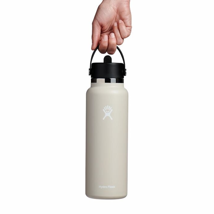 40 oz Wide Mouth with Flex Straw Cap Oat