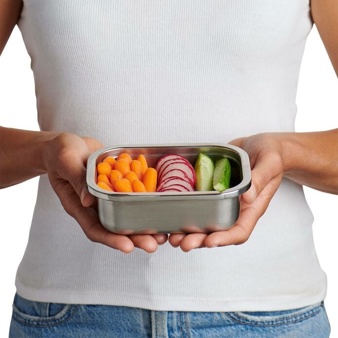 2 c Stainless Steel Food Container Rain