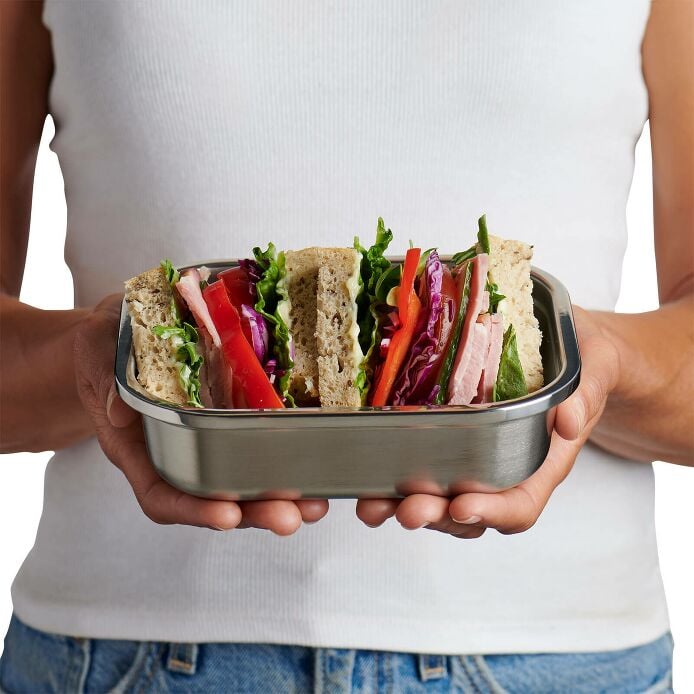 3.5 c Stainless Steel Food Container Rain