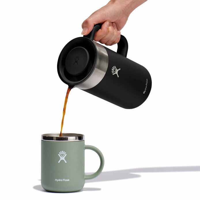32 oz Insulated French Press Black