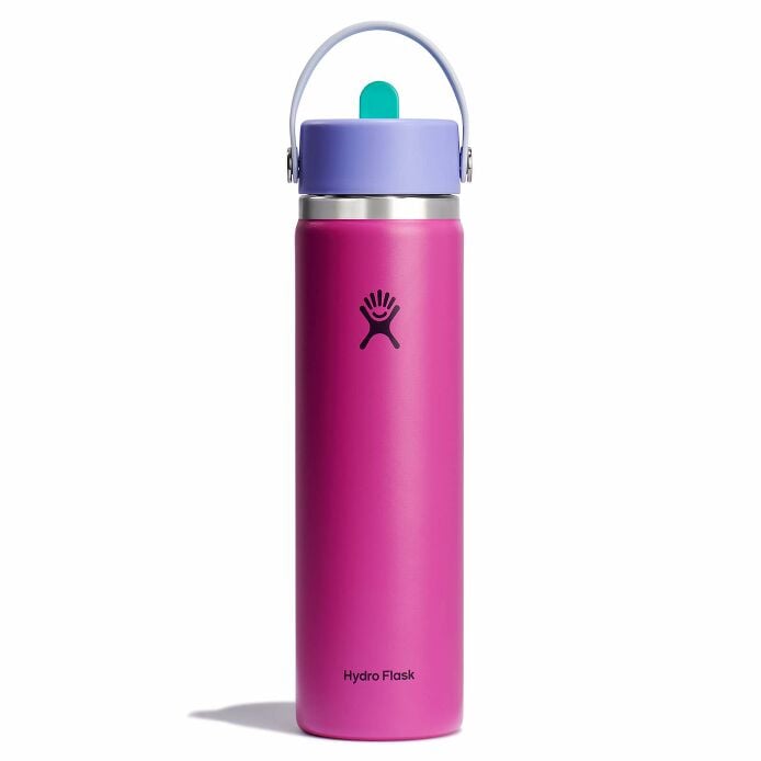 24 oz Wide Mouth with Flex Straw Cap Holiday Punch
