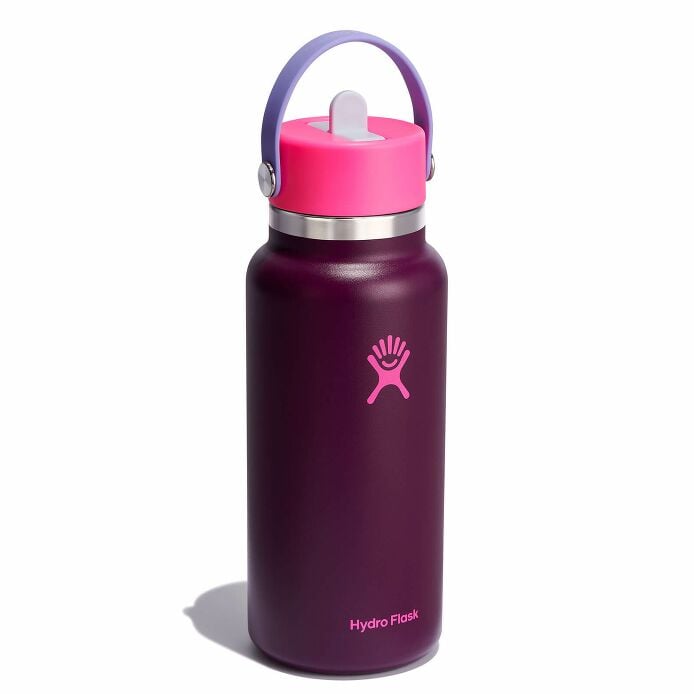 32 oz Wide Mouth with Flex Straw Cap Sugarplum