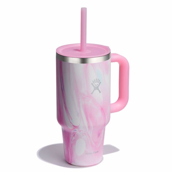 32 oz Travel Tumbler Jelly Pink