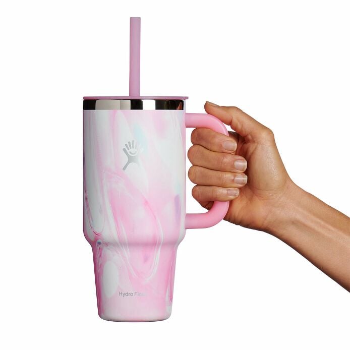 32 oz Travel Tumbler Jelly Pink
