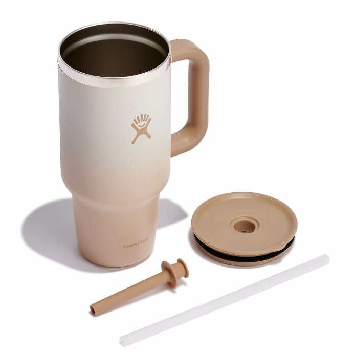 32 oz Travel Tumbler Honey Ombre