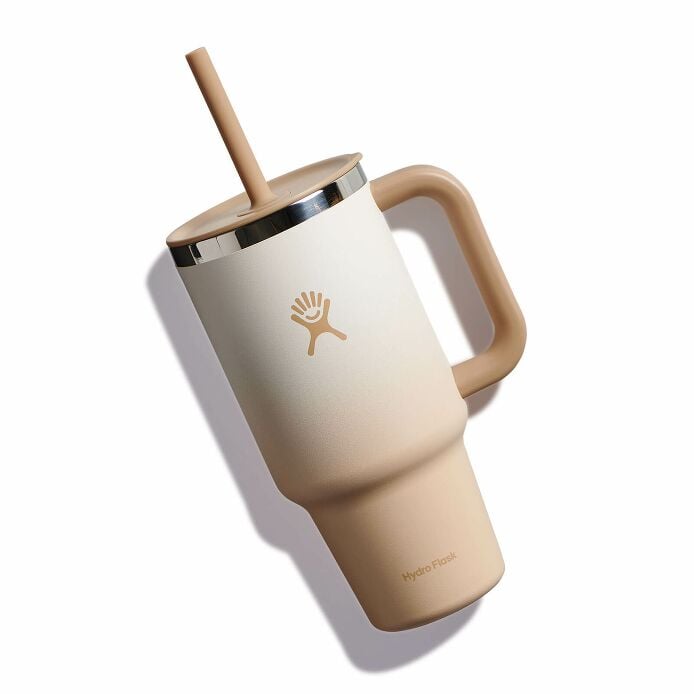 32 oz Travel Tumbler Honey Ombre