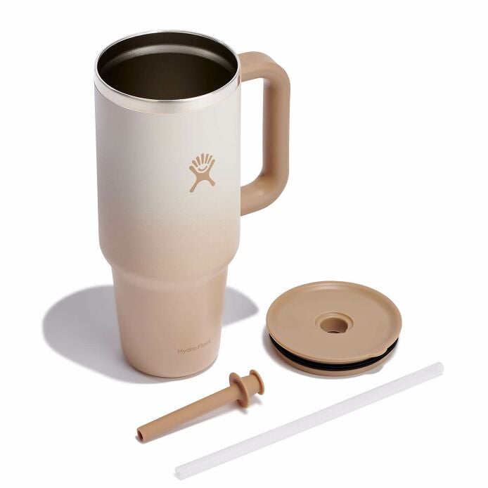 40 oz Travel Tumbler Honey Ombre