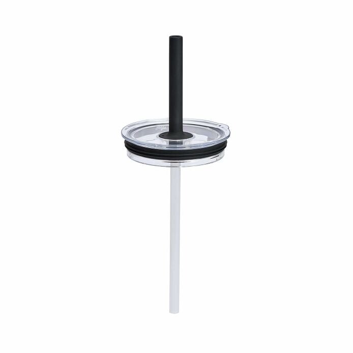 Medium Press-In Straw Lid Clear