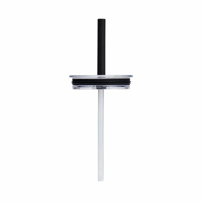 Medium Press-In Straw Lid Clear