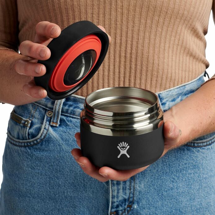 12 oz Insulated Food Jar Black