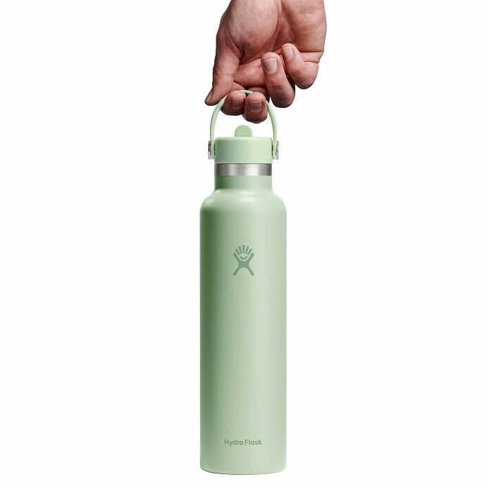24 oz Standard Mouth with Flex Straw Cap Aloe