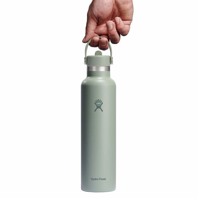 24 oz Standard Mouth with Flex Straw Cap Tonal Agave