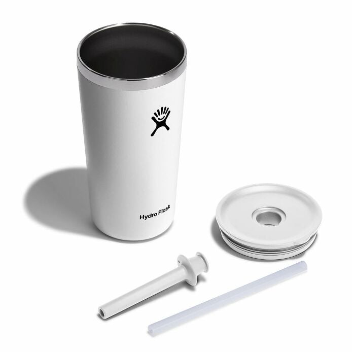 20 oz All Around™ Tumbler with Straw Lid White