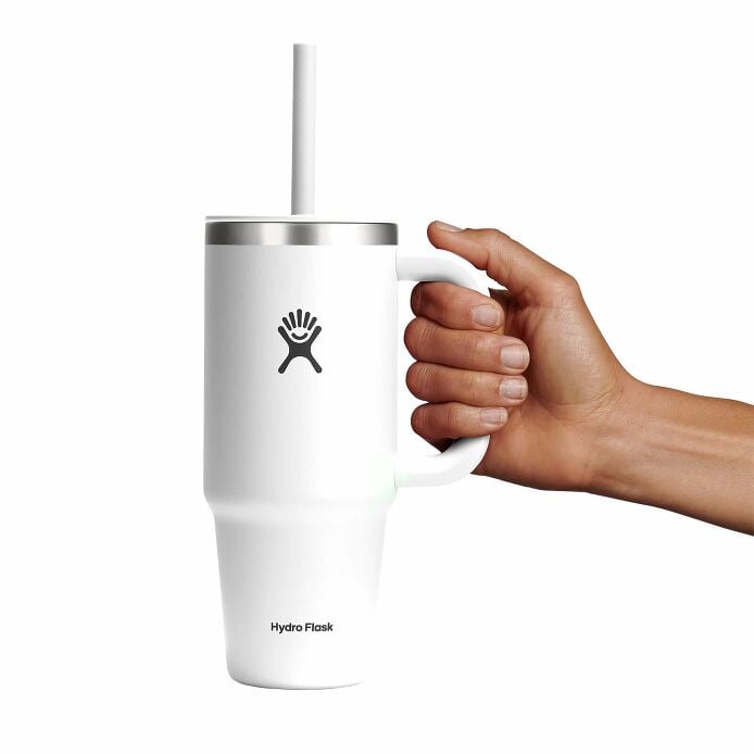 24 oz Travel Tumbler White
