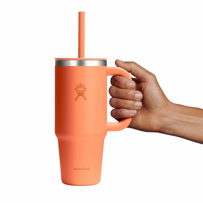 24 oz Travel Tumbler Nectar Orange