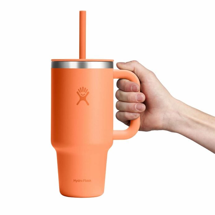 32 oz Travel Tumbler Nectar Orange
