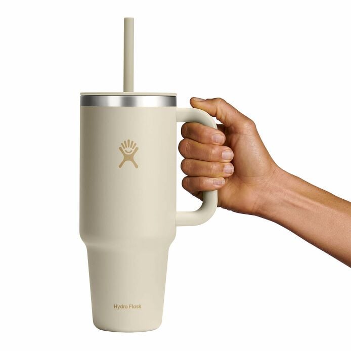 40 oz Travel Tumbler Coconut