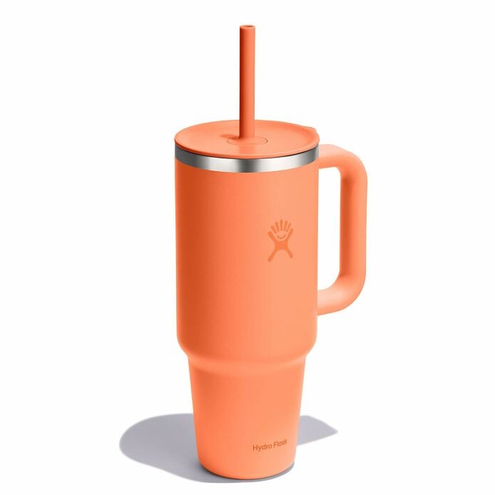 40 oz Travel Tumbler Nectar Orange
