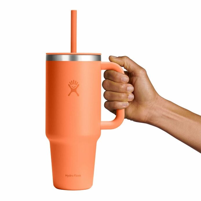 40 oz Travel Tumbler Nectar Orange