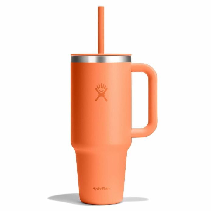 40 oz Travel Tumbler Nectar Orange