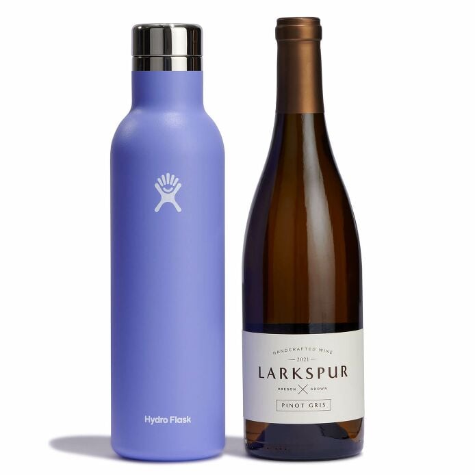 25 oz Wine Bottle Black