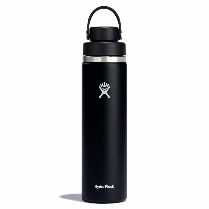 24 oz Wide Mouth with Flex Chug Cap Black