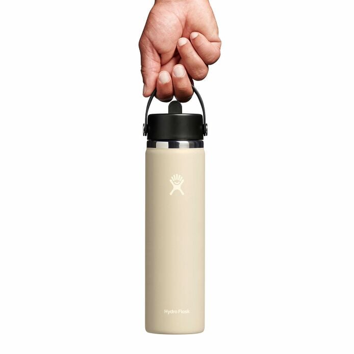 24 oz Wide Mouth with Flex Straw Cap - Oat
