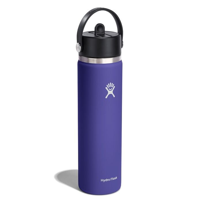 24 oz Wide Mouth with Flex Straw Cap Phantom