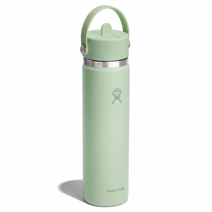 24 oz Wide Mouth with Flex Straw Cap Aloe