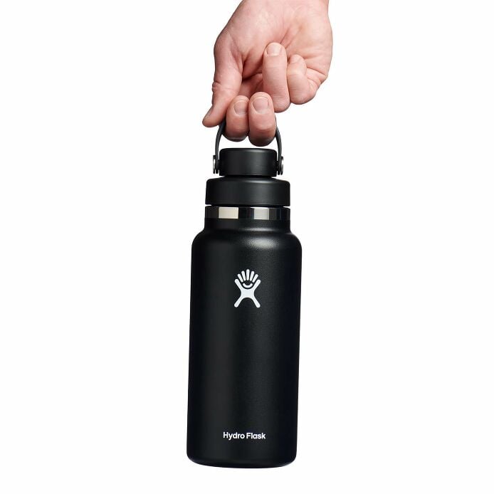 32 oz Wide Mouth with Flex Chug Cap Black