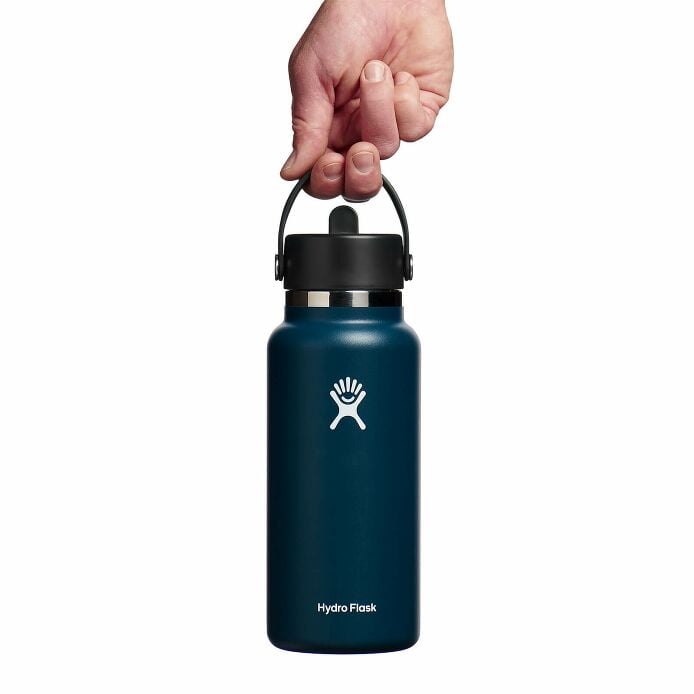 32 oz Wide Mouth with Flex Straw Cap Indigo
