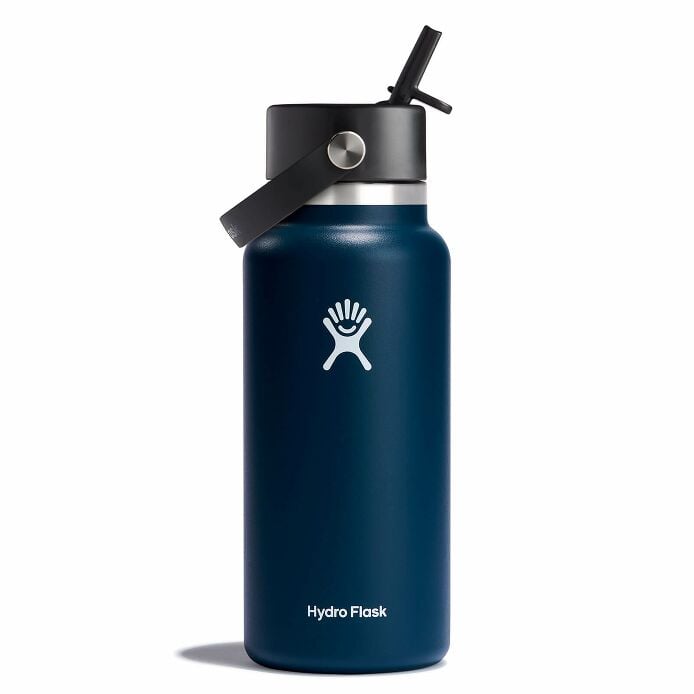 32 oz Wide Mouth with Flex Straw Cap Indigo