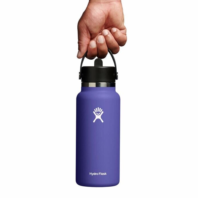 32 oz Wide Mouth with Flex Straw Cap Phantom