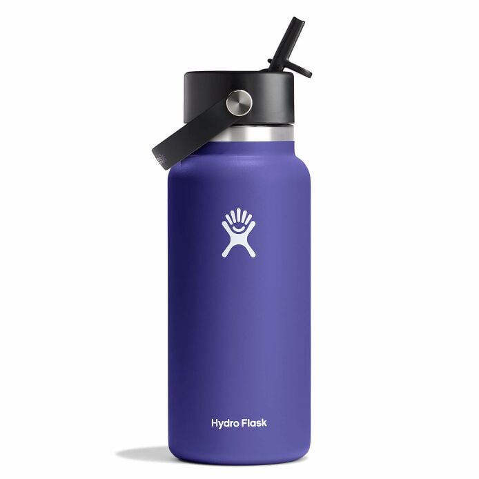 32 oz Wide Mouth with Flex Straw Cap Phantom