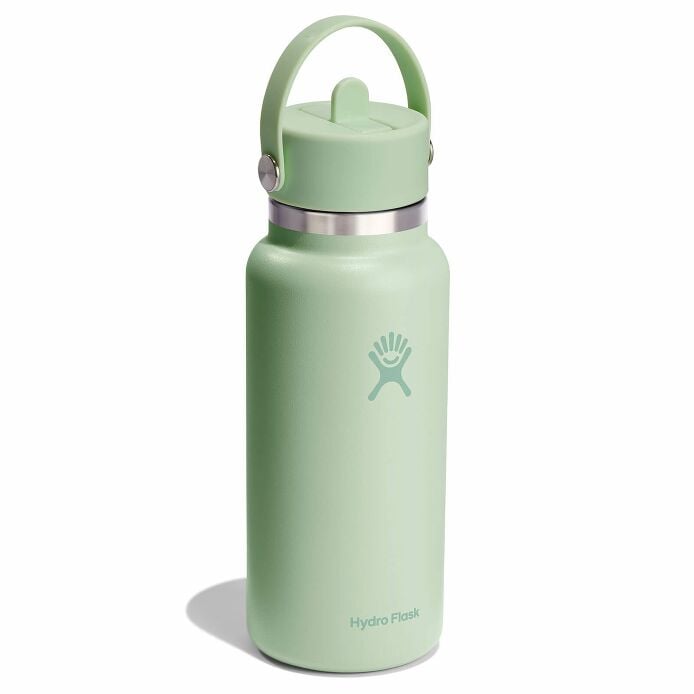32 oz Wide Mouth with Flex Straw Cap Aloe