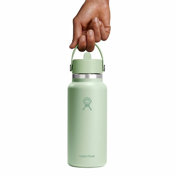32 oz Wide Mouth with Flex Straw Cap Aloe