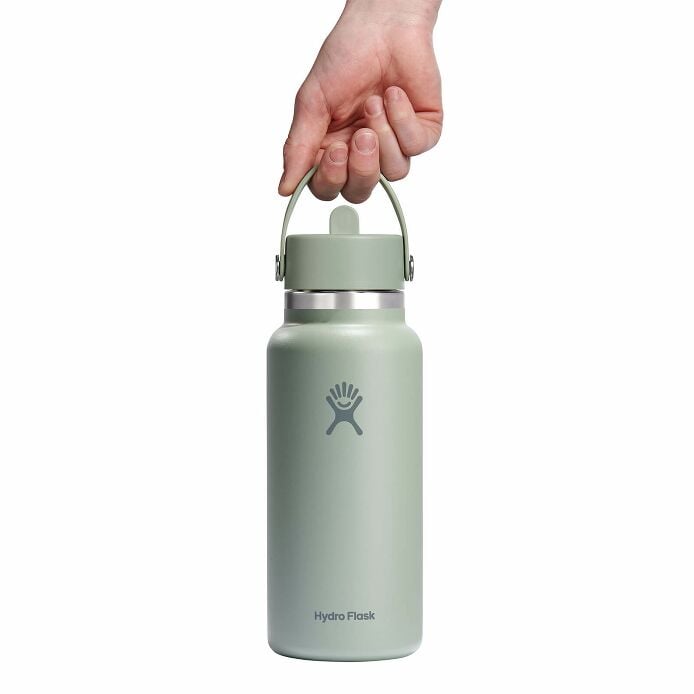32 oz Wide Mouth with Flex Straw Cap Tonal Agave