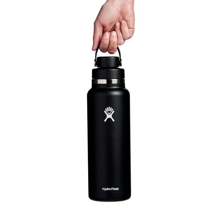 40 oz Wide Mouth with Flex Chug Cap Black