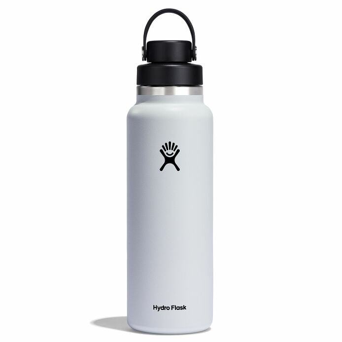 40 oz Wide Mouth with Flex Chug Cap White