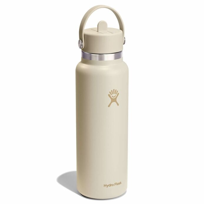 40 oz Wide Mouth with Flex Straw Cap Coconut