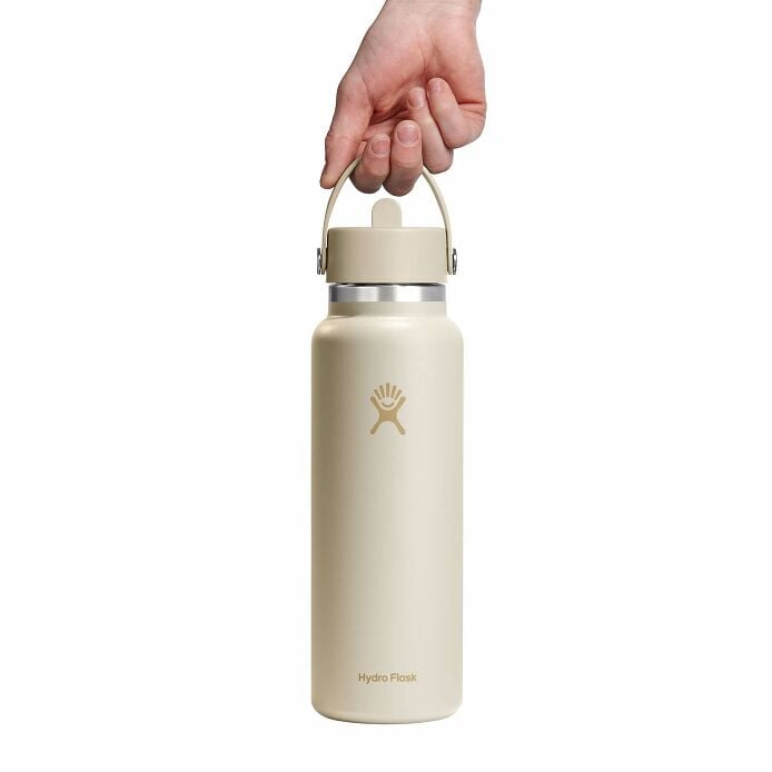 40 oz Wide Mouth with Flex Straw Cap Coconut