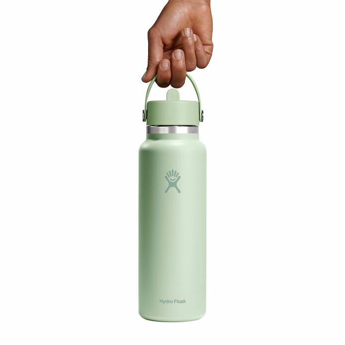40 oz Wide Mouth with Flex Straw Cap Aloe