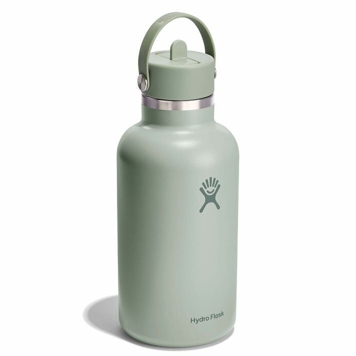 64 oz Wide Mouth with Flex Straw Cap Tonal Agave