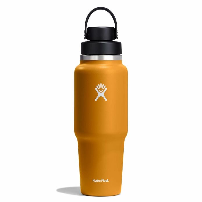 32 oz Wide Mouth Travel Bottle with Flex Chug Cap Fossil